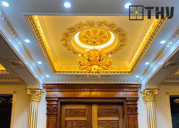 49 mẫu trần thạch cao tân cổ điển 5