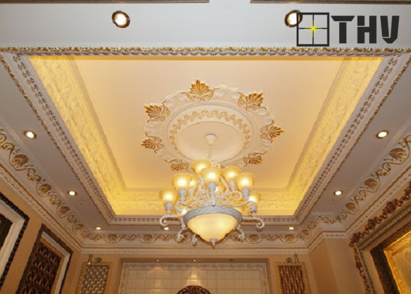 49 mẫu trần thạch cao tân cổ điển 7