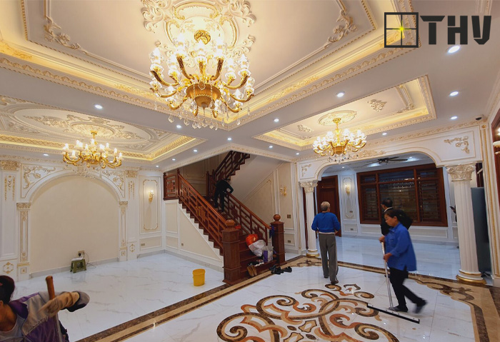 kích thước phào trần thạch cao 1