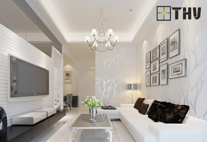 mẫu trần thạch cao phòng khách đẹp 15m 3