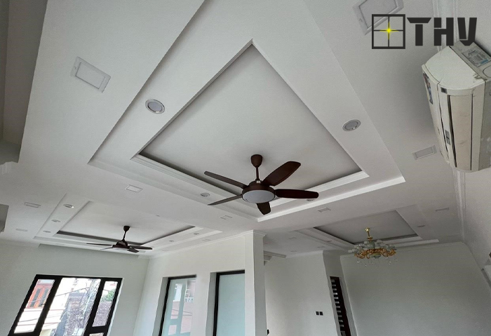 mẫu trần thạch cao phòng khách đẹp 35m 2