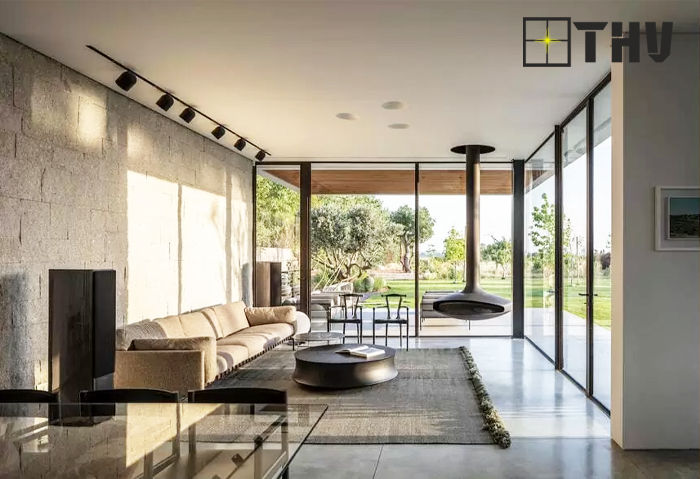 trần thạch cao không phào chỉ 10
