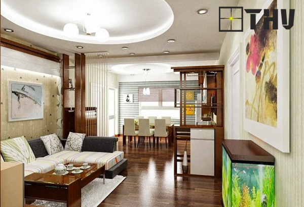trần thạch cao phòng khách nhỏ 8