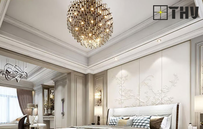 Phào chỉ thạch cao trơn đơn giản