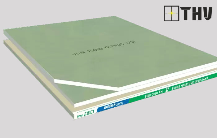 Tấm Thạch Cao Siêu Chịu Ẩm VĨNH TƯỜNG