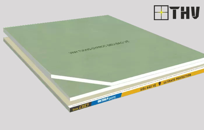 Tấm thạch cao Siêu Bảo Vệ VĨNH TƯỜNG-gyproc