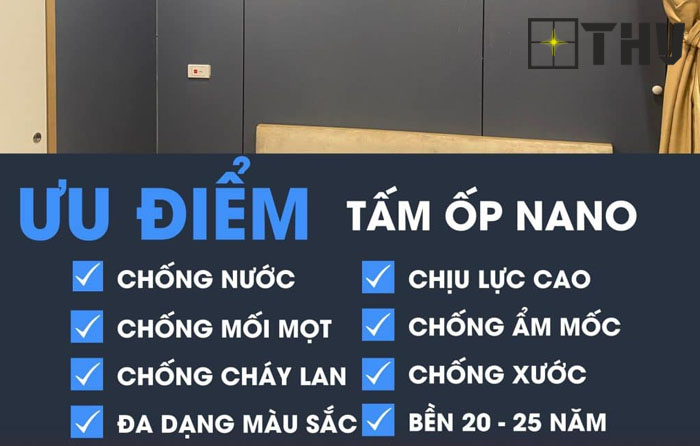 ưu điểm Tấm Ốp Nhựa Nano