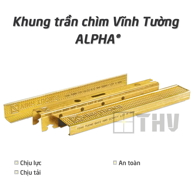 Khung trần chìm Vĩnh Tường BASI®