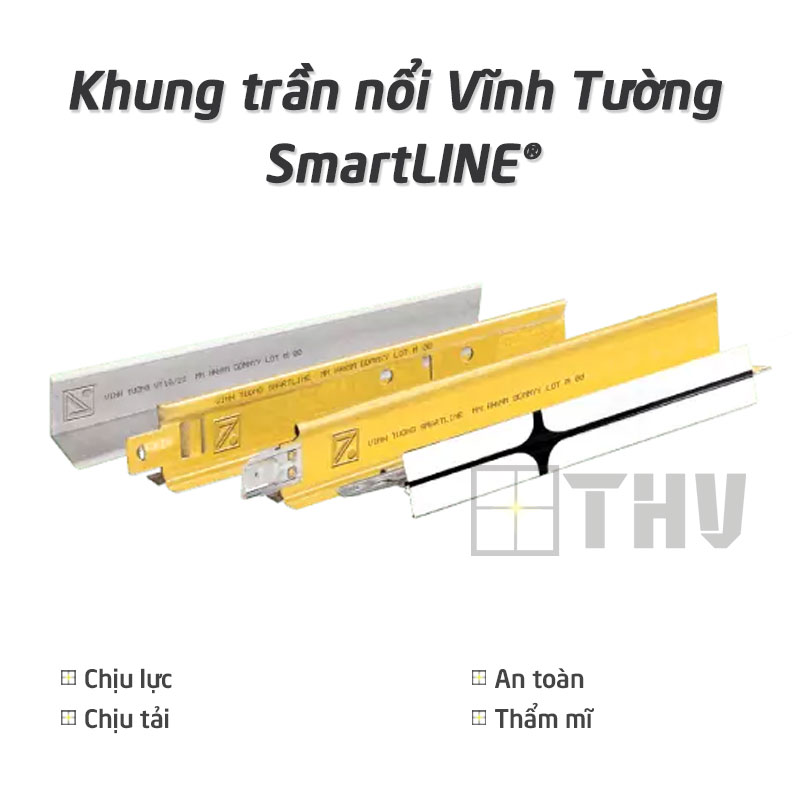 Khung trần nổi Vĩnh Tường SmartLINE®
