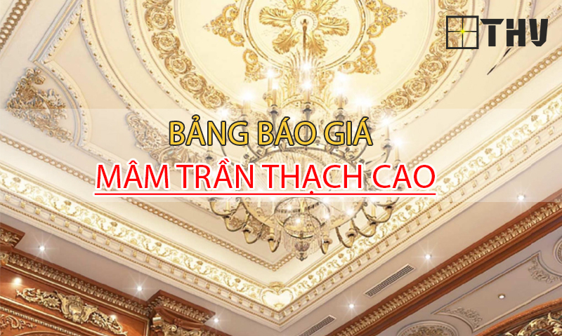 giá mâm trần thạch cao