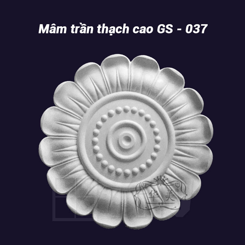 Mâm trần thạch cao GS-037 ø690
