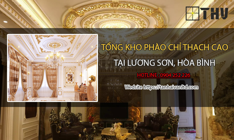 Phào chỉ thạch cao lương sơn hòa bình