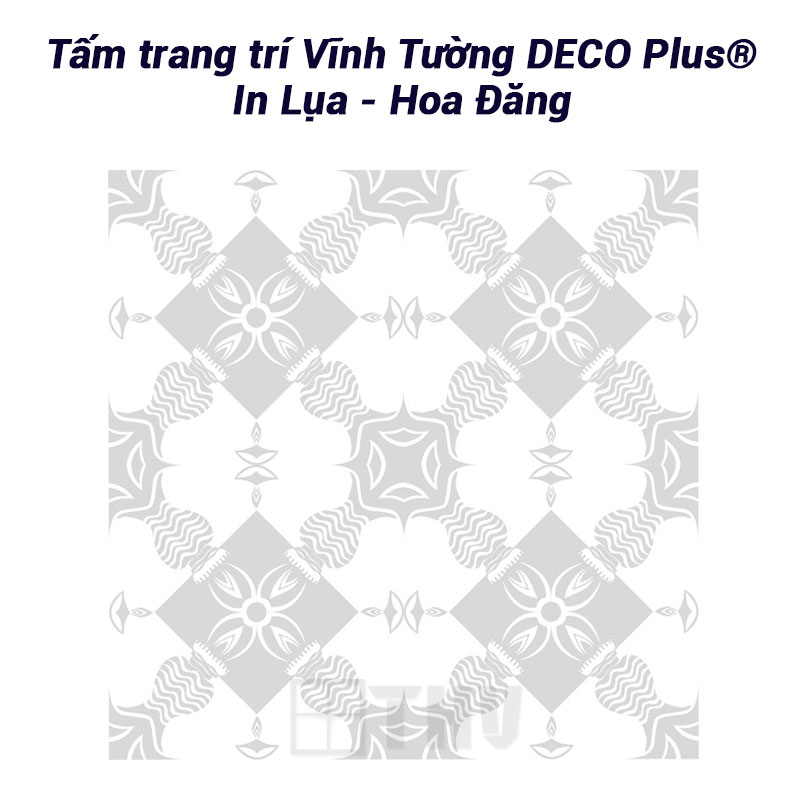 Tấm trang trí Vĩnh Tường DECO Plus® In Lụa - Hoa đăng