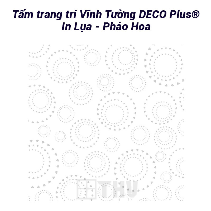 Tấm trang trí Vĩnh Tường DECO Plus® In Lụa - Pháo hoa
