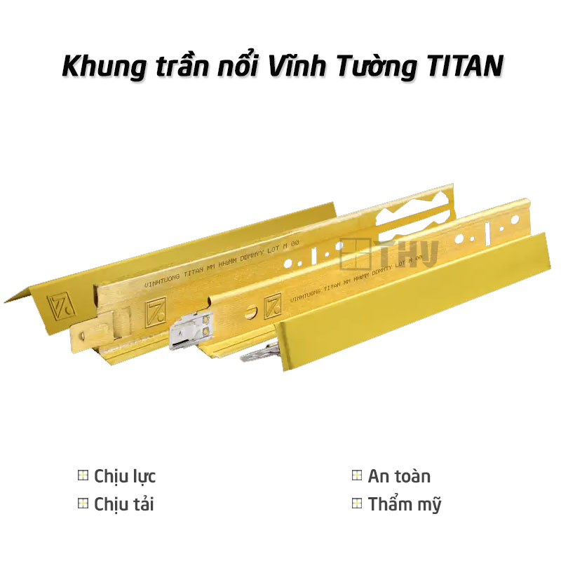 Khung trần nổi Vĩnh Tường TITAN Siêu đẳng cấp